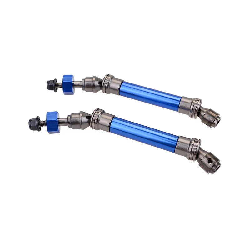 

2pcs Front Drive Shaft Transmission Axle CVD Metal Universal RC Truck Drive Shaft for Traxxas Slash 1/10 RC Truck Car