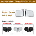 Боковые крышки аккумулятора мотоцикла-обтекатели для Honda Shadow Spirit VT750 DC 2000-2009 Black Widow 2000-2007, защита рамы панели