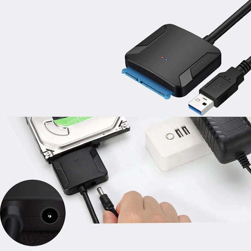 SATA к USB 3 0 2 5/3 5 HDD SSD жесткий диск конвертер кабель Линия адаптер | Электроника