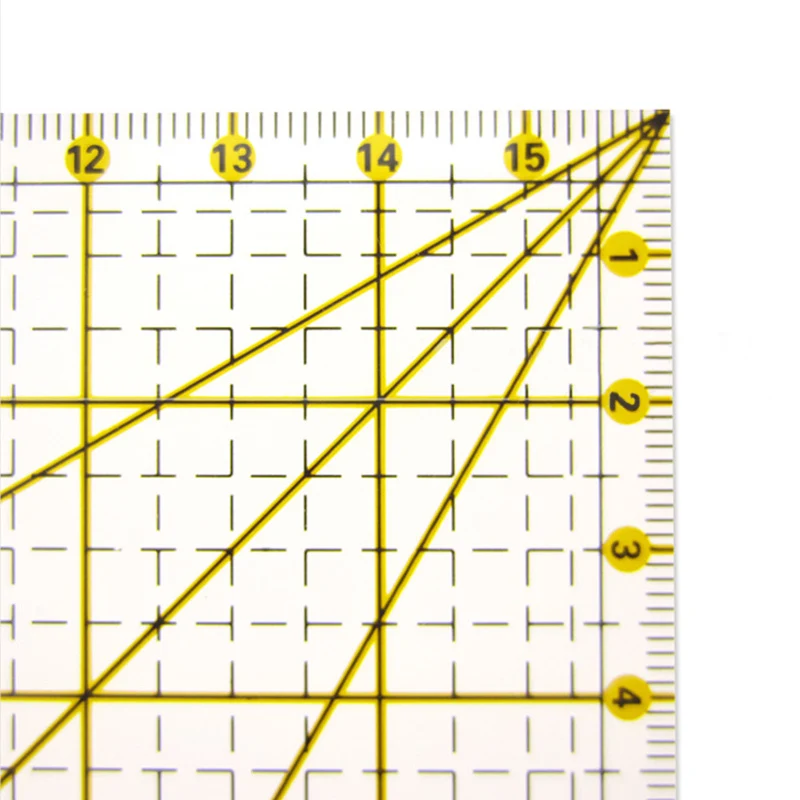 16*16 см выстегивающаяся линейка сетки линии разделочный коврик Ремесло карта