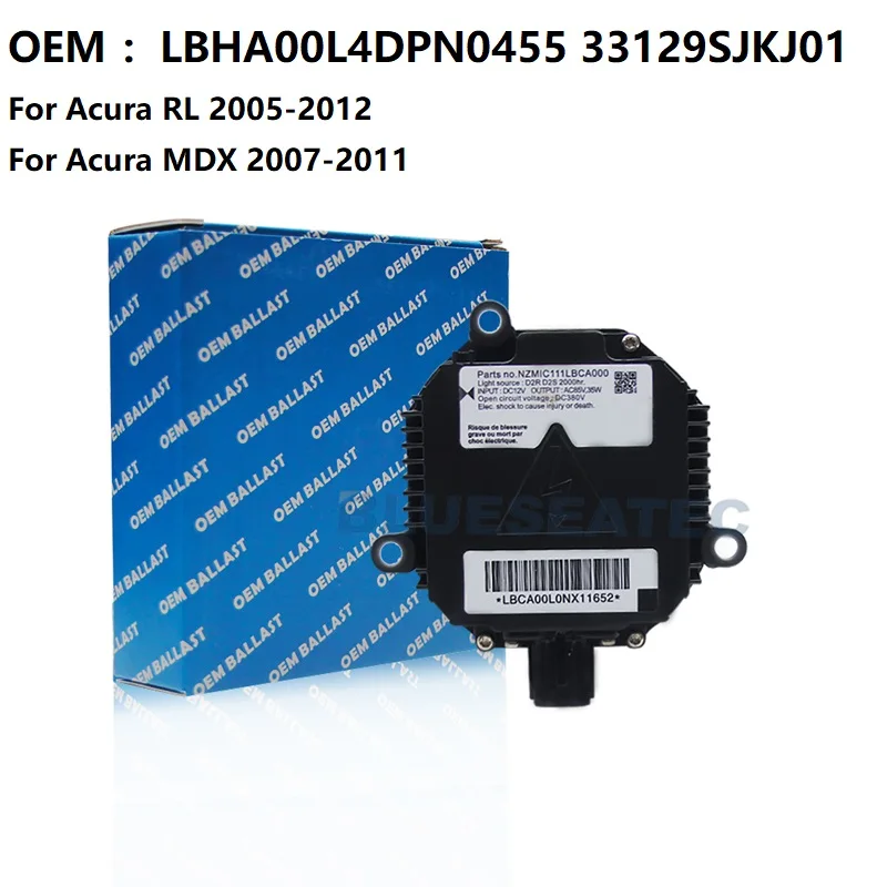 

​XENON HID Ballast Control Replaces NEW OEM D1 D3 For Acura RL 05-12 Acura MDX 07-11 LBHA00L4DPN0 455 33129SJKJ01