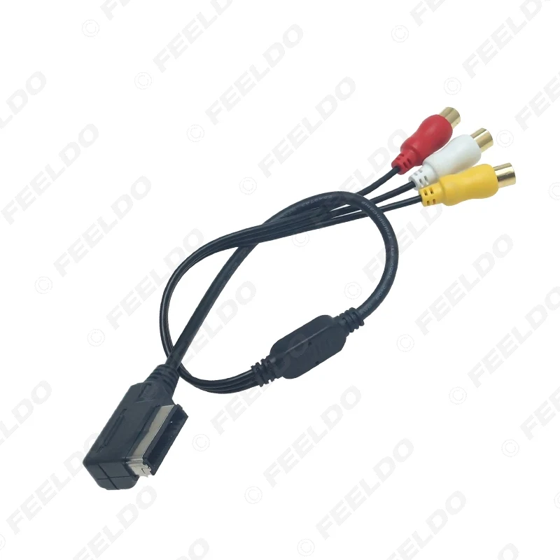 Автомобильный медиа-музыкальный 3-RCA разъем на интерфейс MDI/AMI вспомогательный