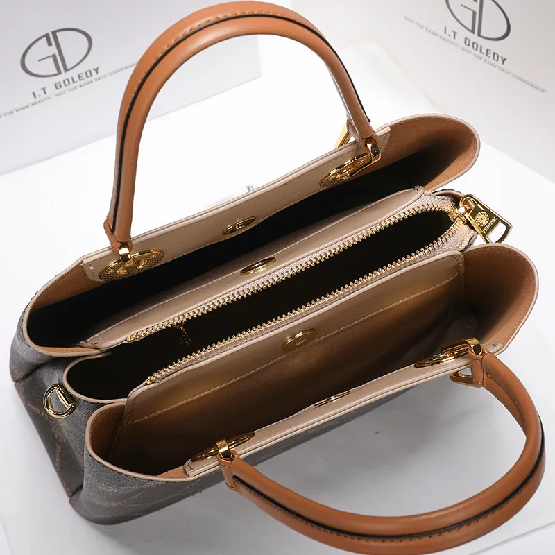 

2021 New Fashion Lady Luxury Designer Retro Print Handbag High Quality Leather Crossbody Shoulder Bag Sac De Luxe Femme Cc Gg