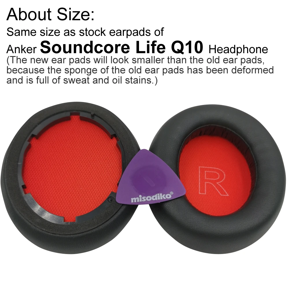Сменные амбушюры misodiko для наушников Soundcore Life Q10 | Электроника