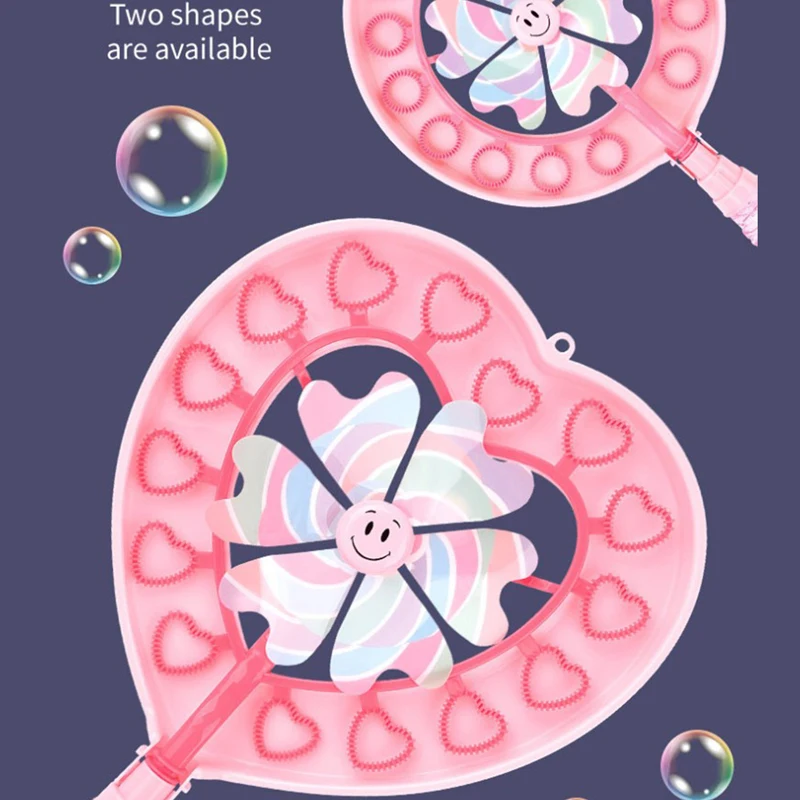 

Funny Windmill Making Blower Toy Bubble Blower Machine Colorful Bubble Soap Tool kids toys