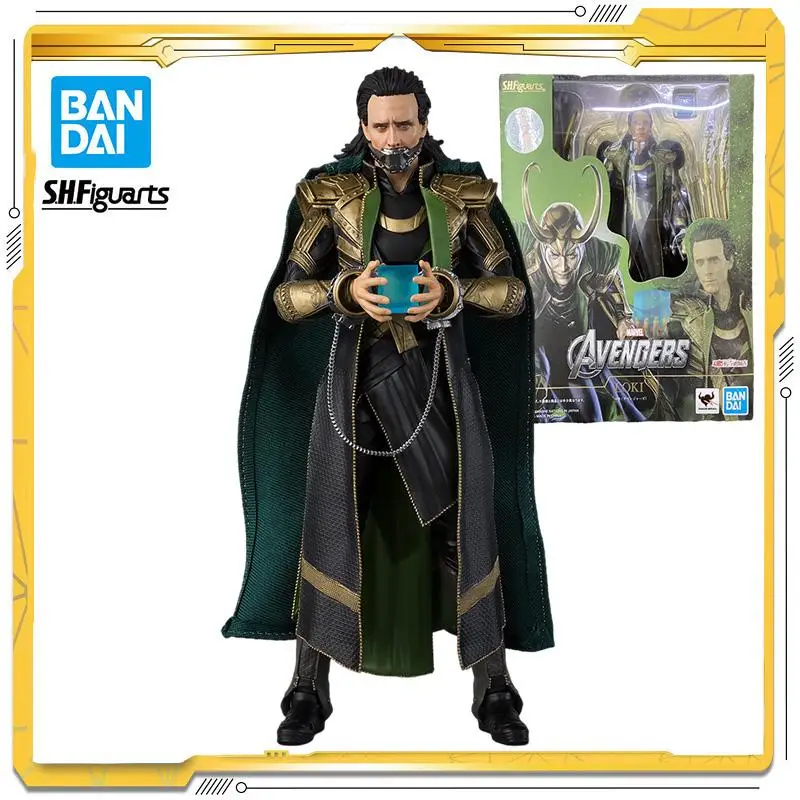 

Оригинальный BANDAI S.H. Фигуртс Marvel Мстители Loki аниме экшн-фигурная игрушка для ребенка подарок на Хэллоуин