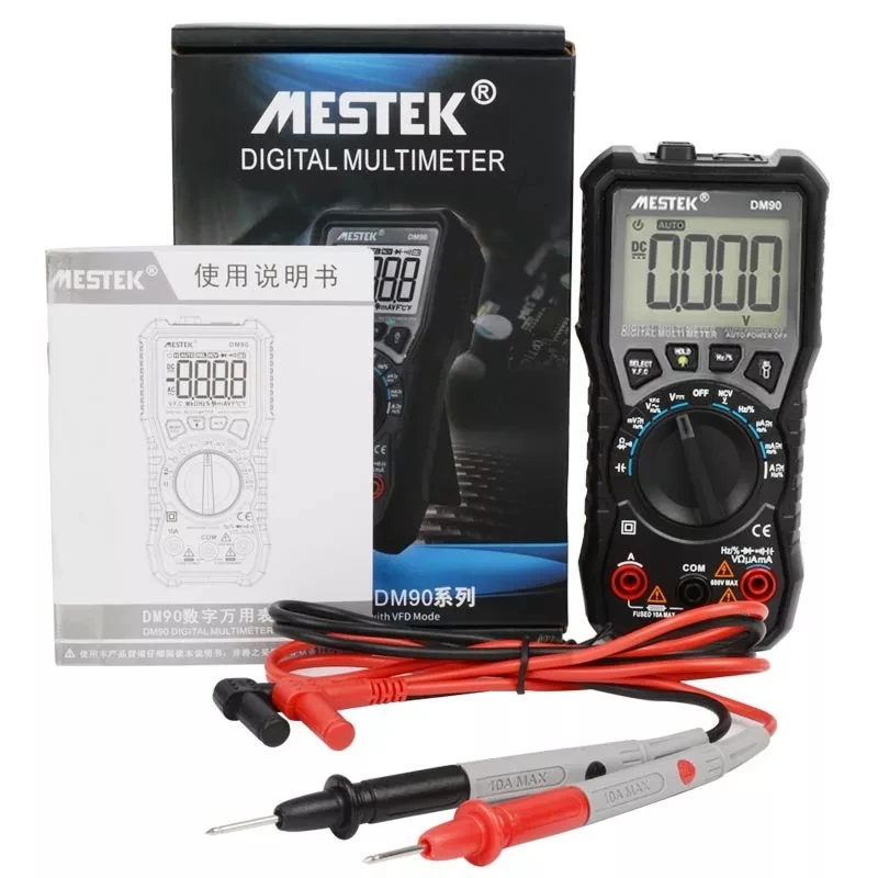Цифровой мультиметр MESTEK DM90 6000 отсчетов с ЖК-дисплеем | Инструменты