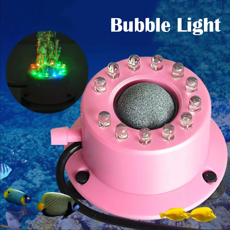 

Fish Tank Led Bubble Lamp Colorful Lamp Aerated Aquarium Lamp Mini Decorative Lamp Colorful Goldfish Tank Lamp