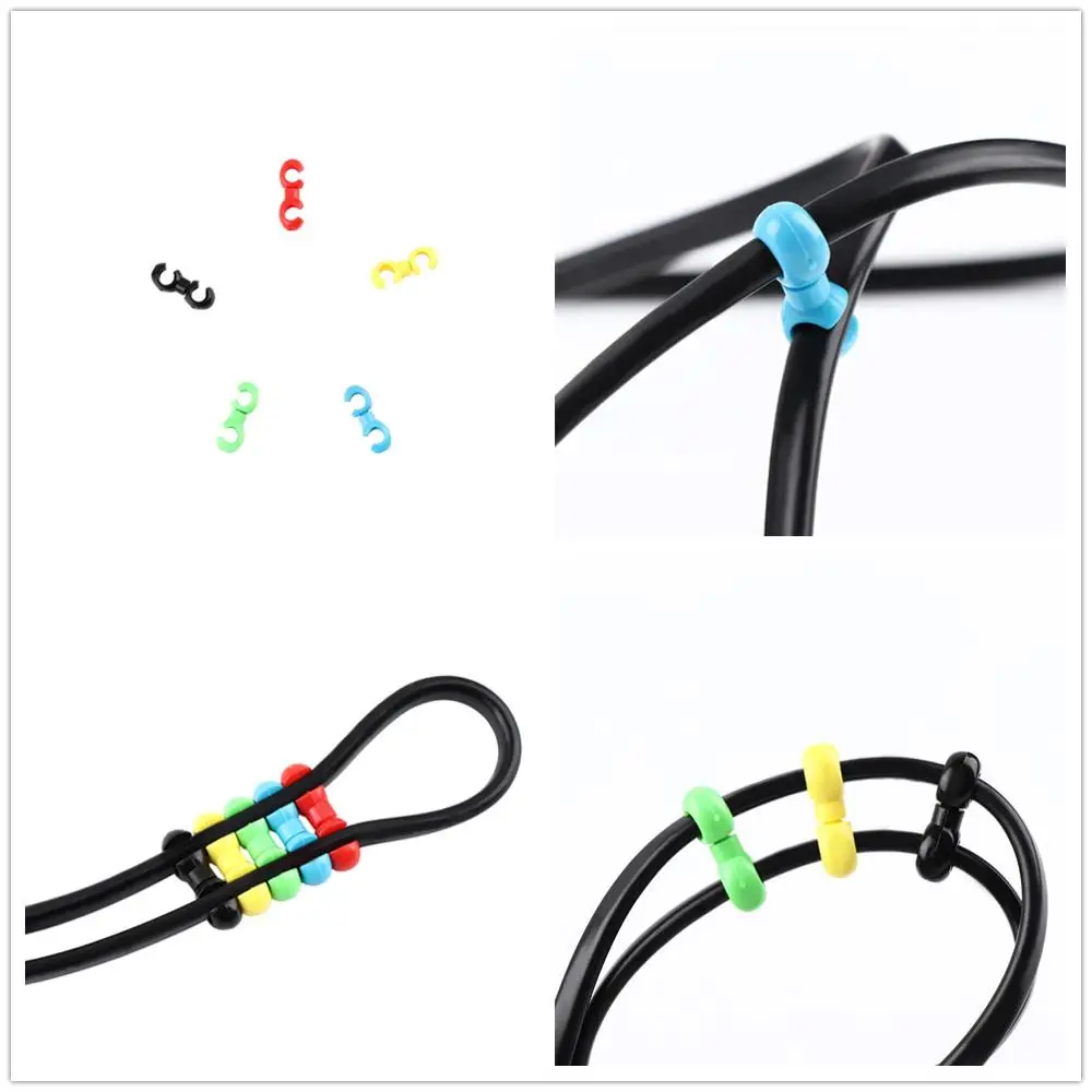 10 шт. вращающиеся на 360 градусов крестовые трубы для велосипедного тормоза клипсы