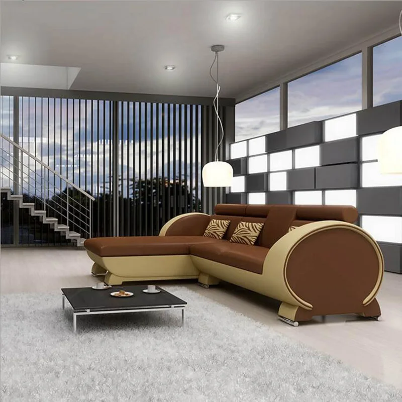 Диван из натуральной кожи в современном стиле для гостиной a1299|sofa leather|sofa furnishingssofa