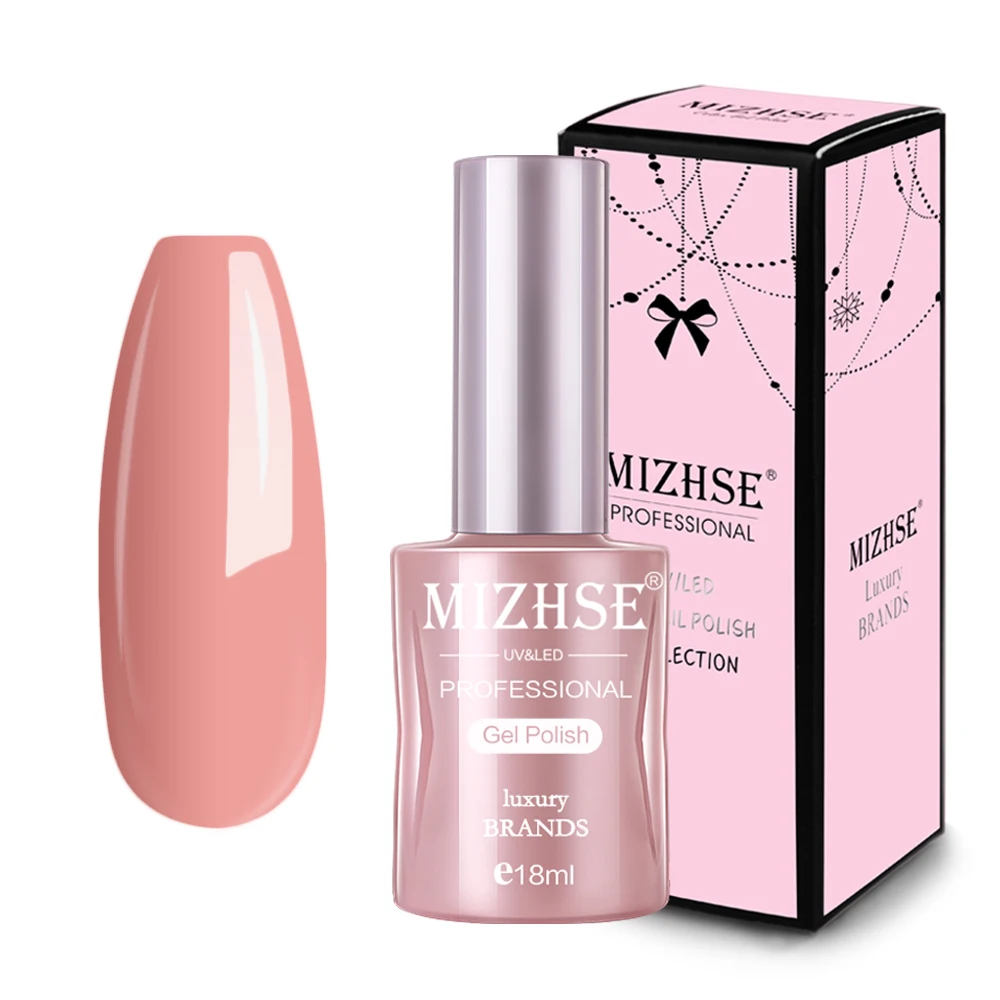 2 MIZHSE Розовый Цветной Гель-лак нужен сухой УФ/светодиодный светильник с УФ Vernis Полупостоянный праймер верхнее покрытие поли гель лак для ногтей, маникюр - Цвет: 2