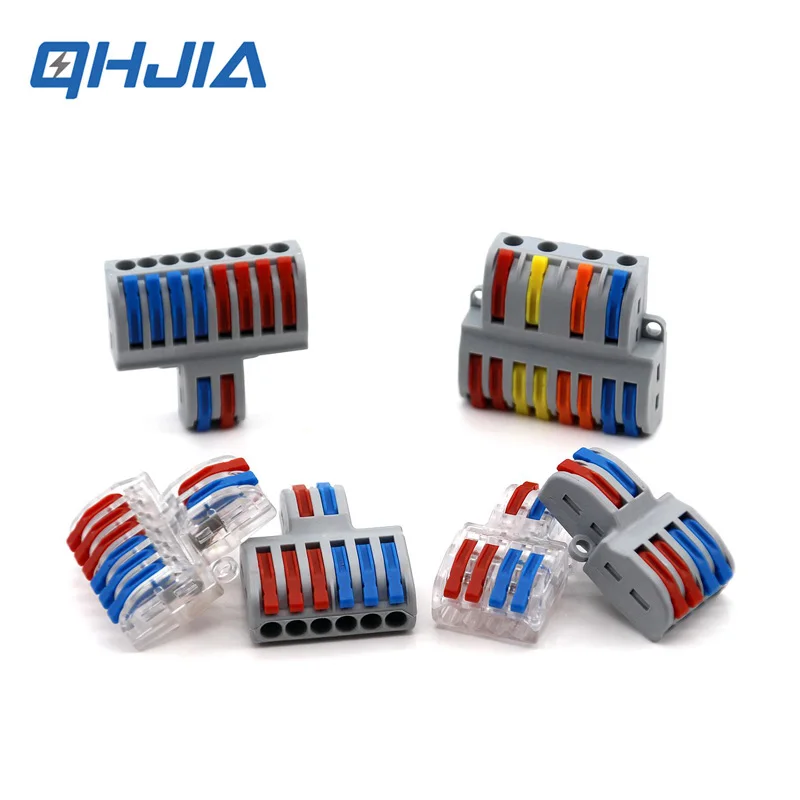 

SPL42 62 Wire Electrical Connectors Mini Fast Universal Compact Quick Cable LED Lighting Wiring Connector Push-in Terminal Block