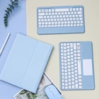Беспроводная клавиатура и мышь Magic для iPad Air 2 Чехол Pro 11 чехол 2021 2020 Air 4 10,2 9 8 поколения Чехол Air 3 iPad клавиатура