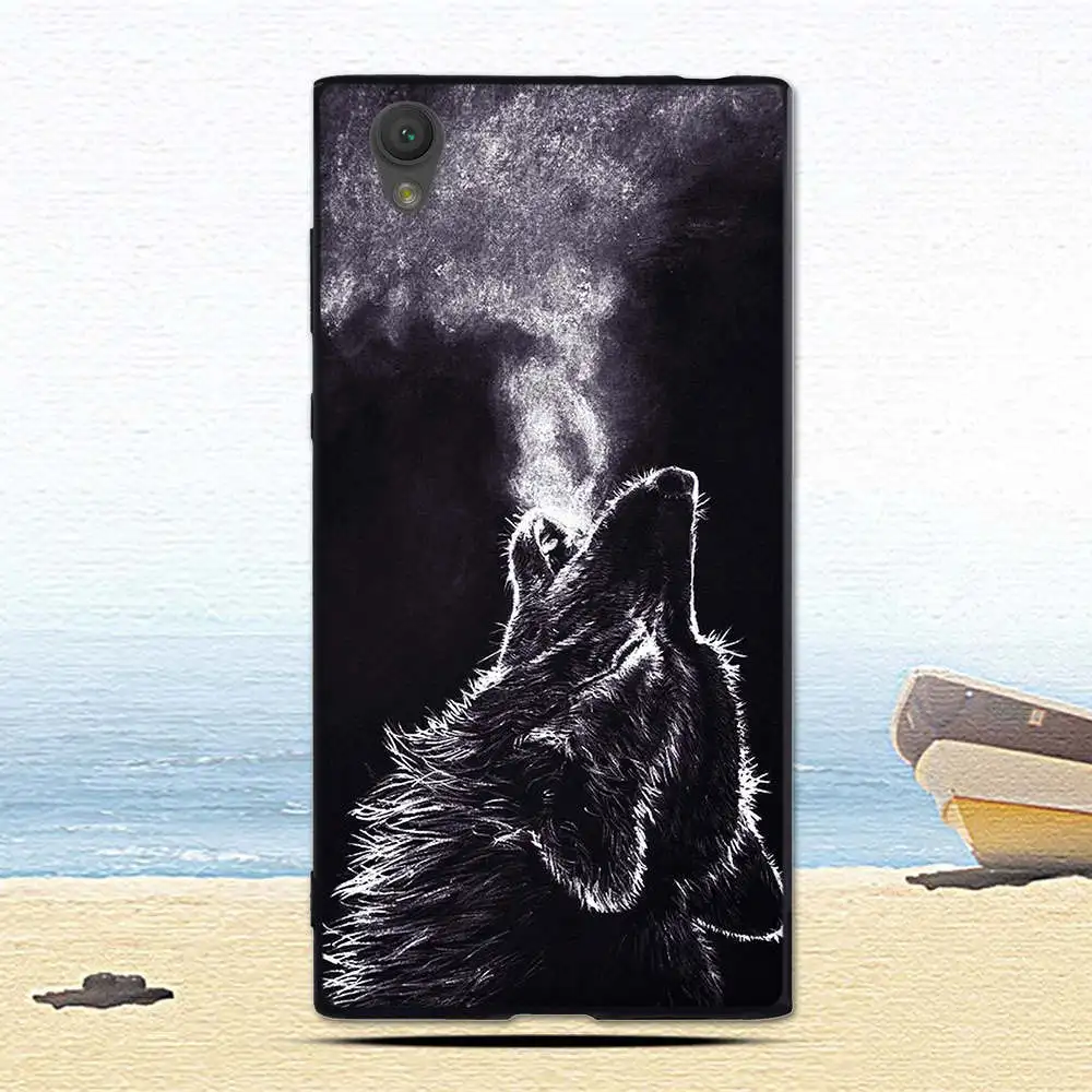 Чехол из ТПУ для Sony Xperia L1 G3311 G3312 черный чехол с рисунком чехлы телефонов