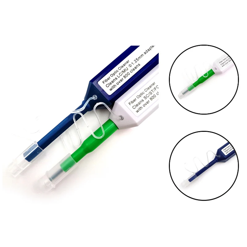 

Free Shipping Fiber Optic Pen Type One-Click 800 Times 2.50mm FC SC ST Cleaner 1.25mm LC MU Optical Connector Cleaning Tool