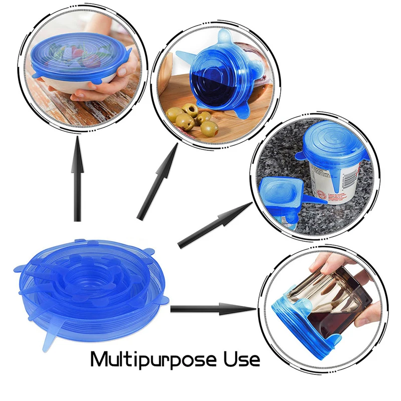 6 шт./компл. силиконовая фотобумага для пищевых продуктов чашка герметичная