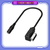 shunsihao audi ami cable audio adapter 3 5mm stereo for a1 a3 a4 a5 a6 a8 q2 q3 q5 q7 s5 s6 s7