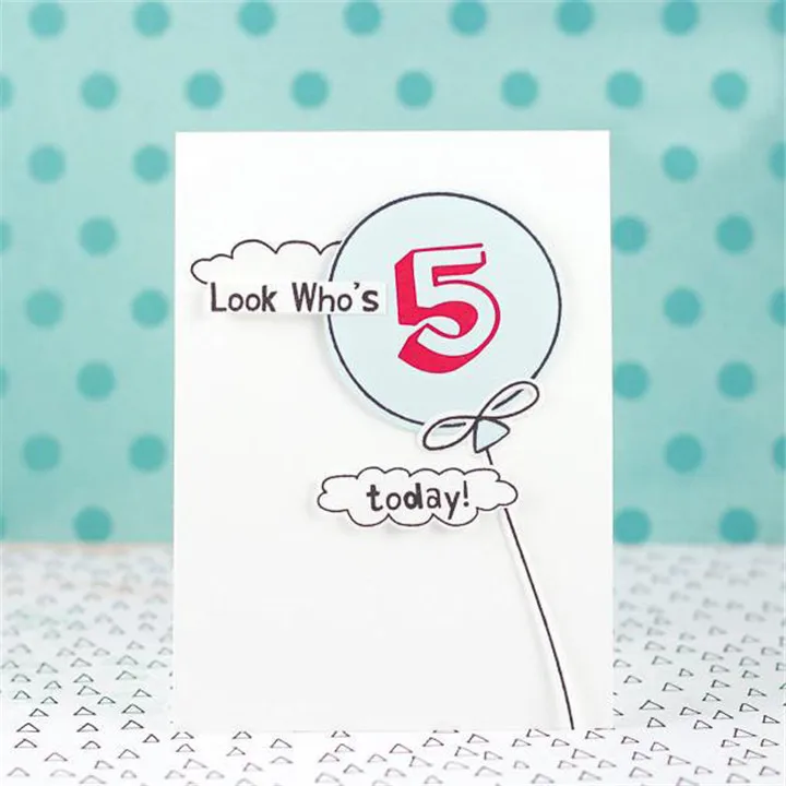 Eastshape воздушные шары сообщения металлическая резка штампы письмо четкие для