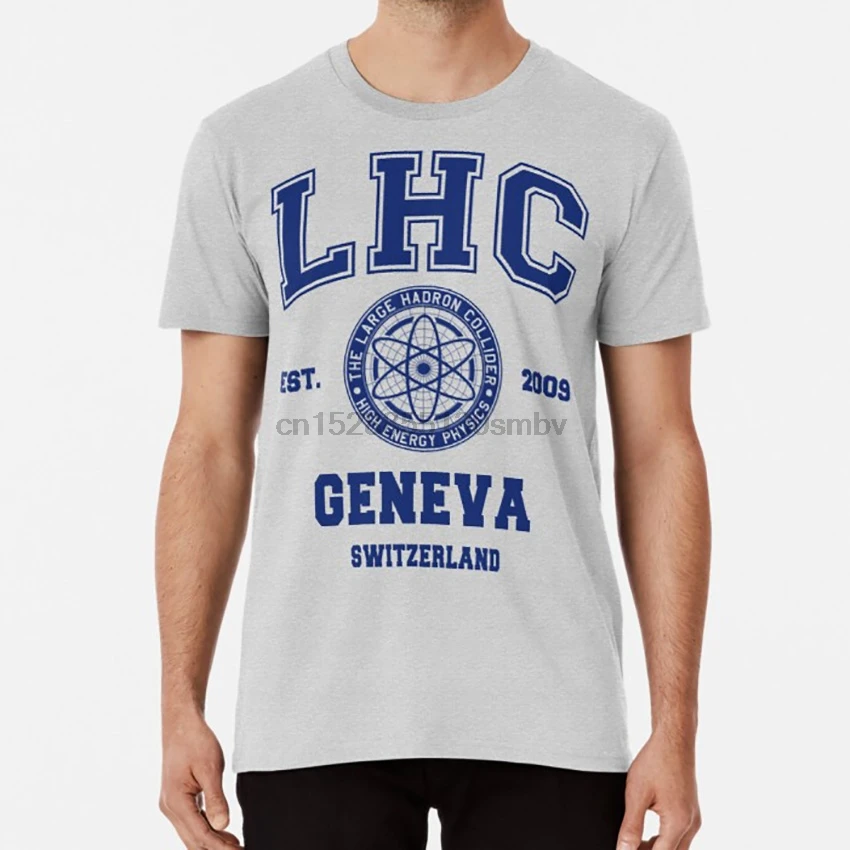 LHC футболка cern lhc higgs boson particle physics большой адронный коллидер Женева физик физика |