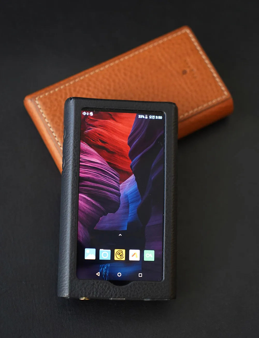 Кожаный чехол HiBy Dignis для R5/R5 SABER Music Player MP3 (коричневый/черный) | Электроника