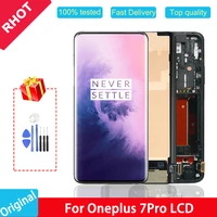 original super amoled 6 67 lcd display for 1 7 pro lcd replacement parts for oneplus 7 pro lcd display touch screen assembly
