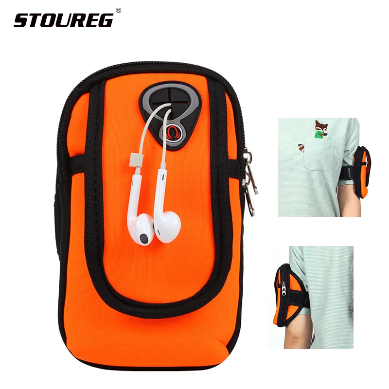 Водонепроницаемая сумка на руку для бега открытом воздухе унисекс спортивная с