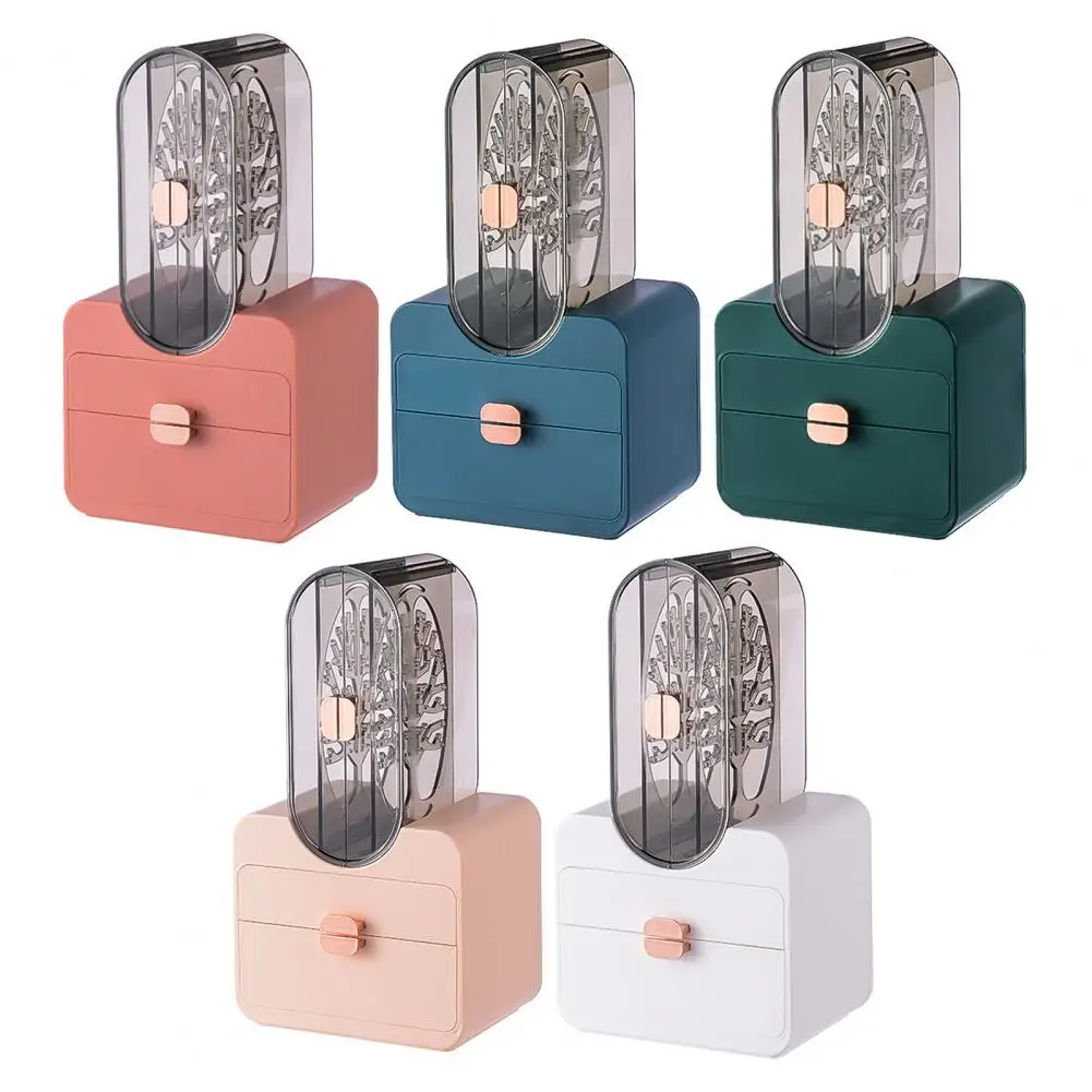 

Jewelry Storage Box Exquisite Multi-layer Plastic Drawer Type Large Capacity Cosmetics Container Holder for Earrings