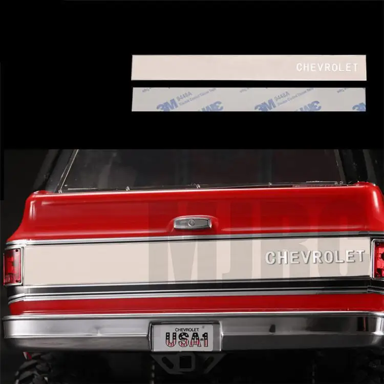 

rear tail car shell metal decorative panel tail trim for 1/10 RC Crawler Car TRAXAS TRX4 Chevrolet K5 Blazer