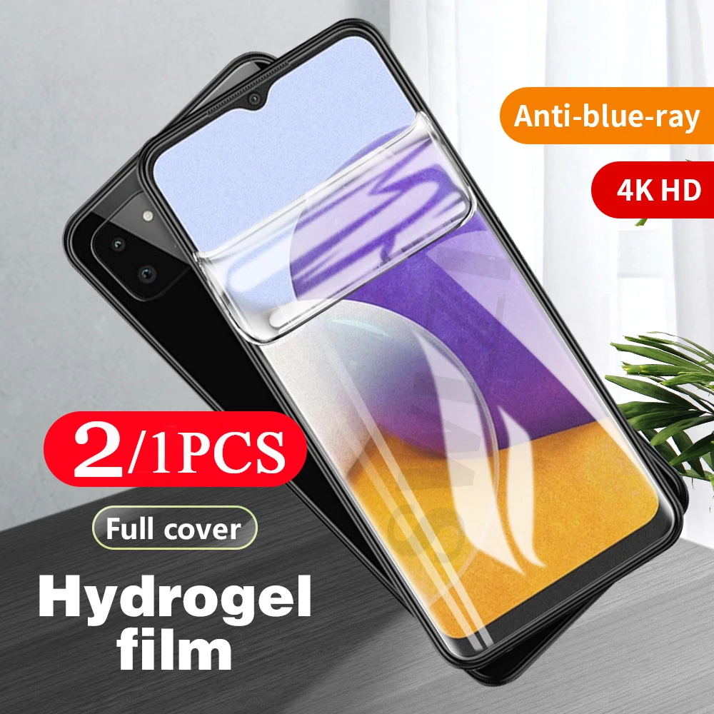 Гидрогелевая пленка для Samsung Galaxy A22 5G, A31, A21, A21S, A01, A11, A12, A02, A02S, 2/1 шт.
