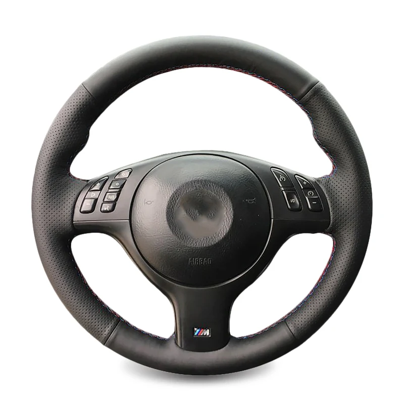 Оплетка на руль из искусственной кожи для BMW M Sport E46 330i 330Ci E39 540i 525i 530i M3 E46|Чехлы