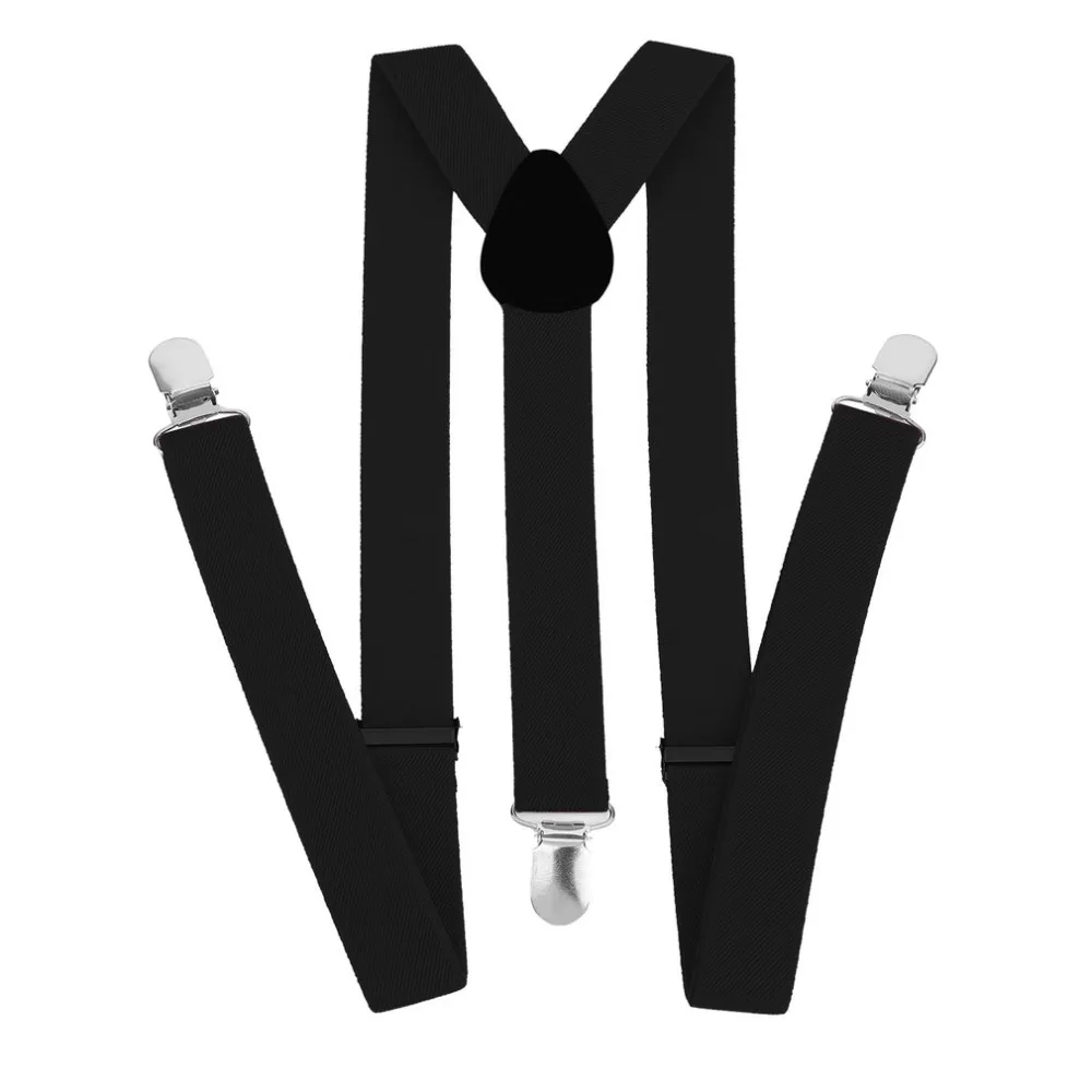Adjustable Elasticated Adult Suspender Straps Unisex Women Men Y Shape Elastic Clip-on Suspenders 3 Clip Pants Braces | Безопасность и