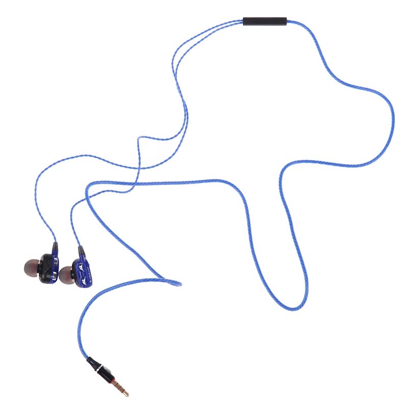 Спортивные наушники с двумя драйверами 4 единицы тяжелый бас HiFi музыкальный