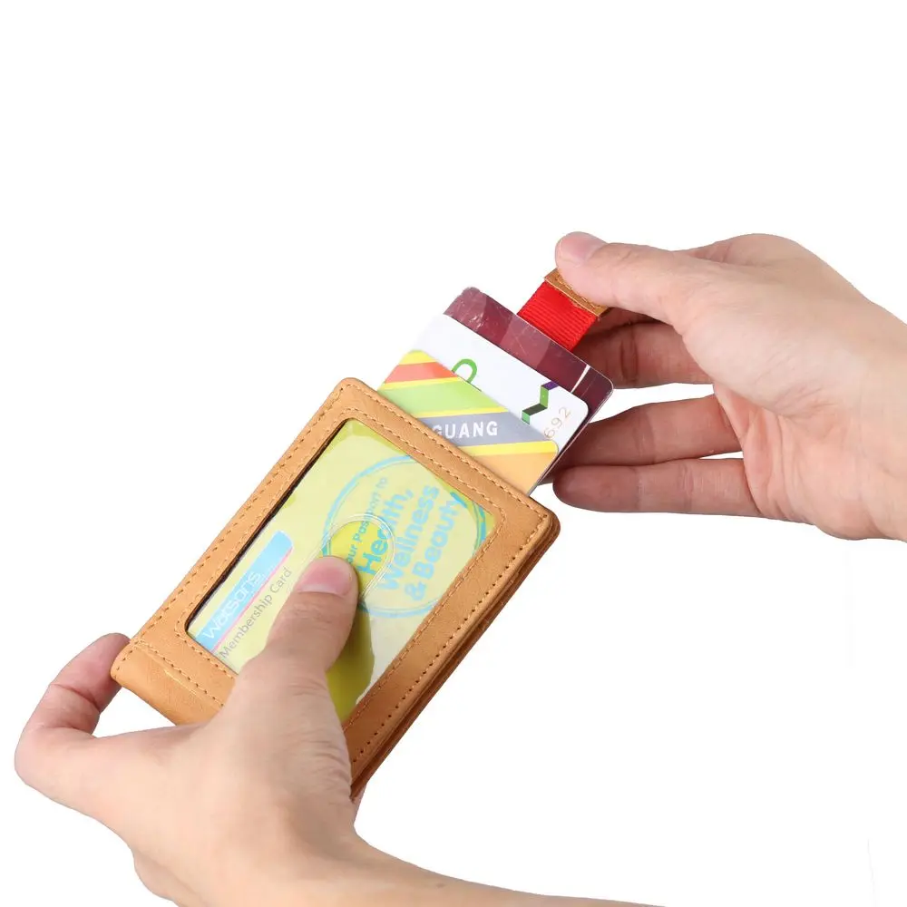 Кожаный чехол-кошелек TOURSUIT с блокировкой RFID для Sim-карты визитница кредитница |