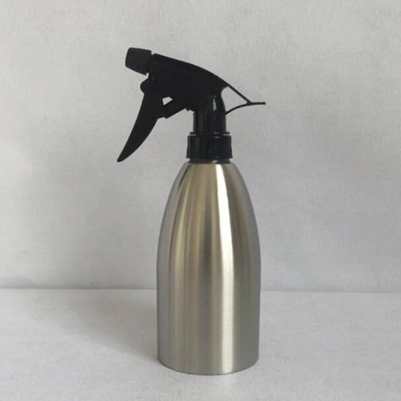 Нержавеющая сталь распылитель воды завод цветка домашний 400 мл Лейка серебро