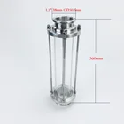 Длинное смотровое стекло 1,5 дюйма (38 мм) OD50.5, диаметр диаметра 360 мм, смотровое стекло, стеклянная башня SS304, санитарный фитинг