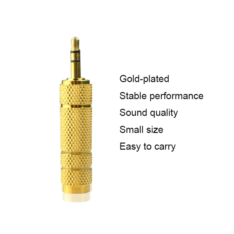 Новый 3 5 мм до 6 конвертер штекер к гнезду аудио адаптер для ПК телефона гитарный