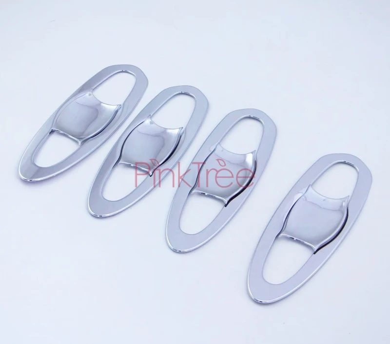 Аксессуары для Toyota Innova 2016 2017 2018 хромированная дверная ручка Чаша отделка черный