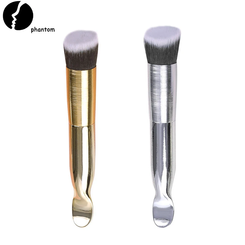 

1 шт., профессиональный крем для лица с двойной головкой, тональная щетка, щетки для крема BB & Scoop, многофункциональные кисти для макияжа, инст...