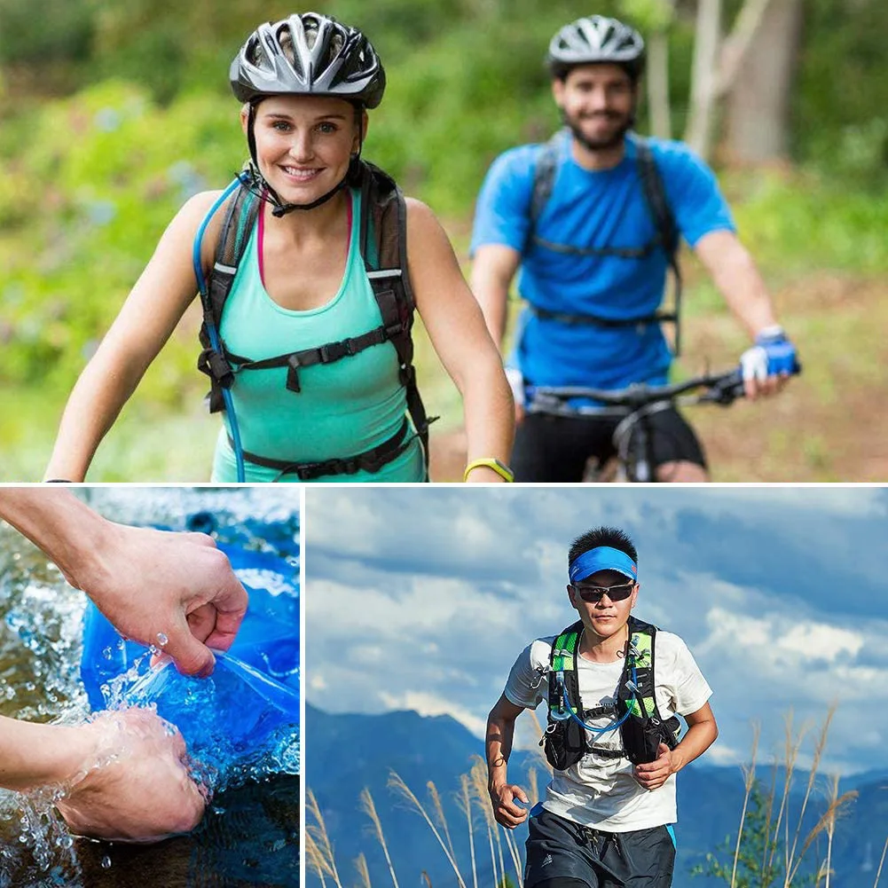 

Hydration Bladder, 1.5-/2-/3-Litre Leak-proof Water Storage Bag Water Reservior for Hiking Cycling Camping