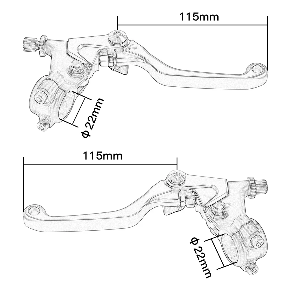 Рычаг тормоза и сцепления для Мотоцикла Suzuki DR 100 125 200 250 370 400 DS 500 50 PE 185 RM 175 60 80 TM TS