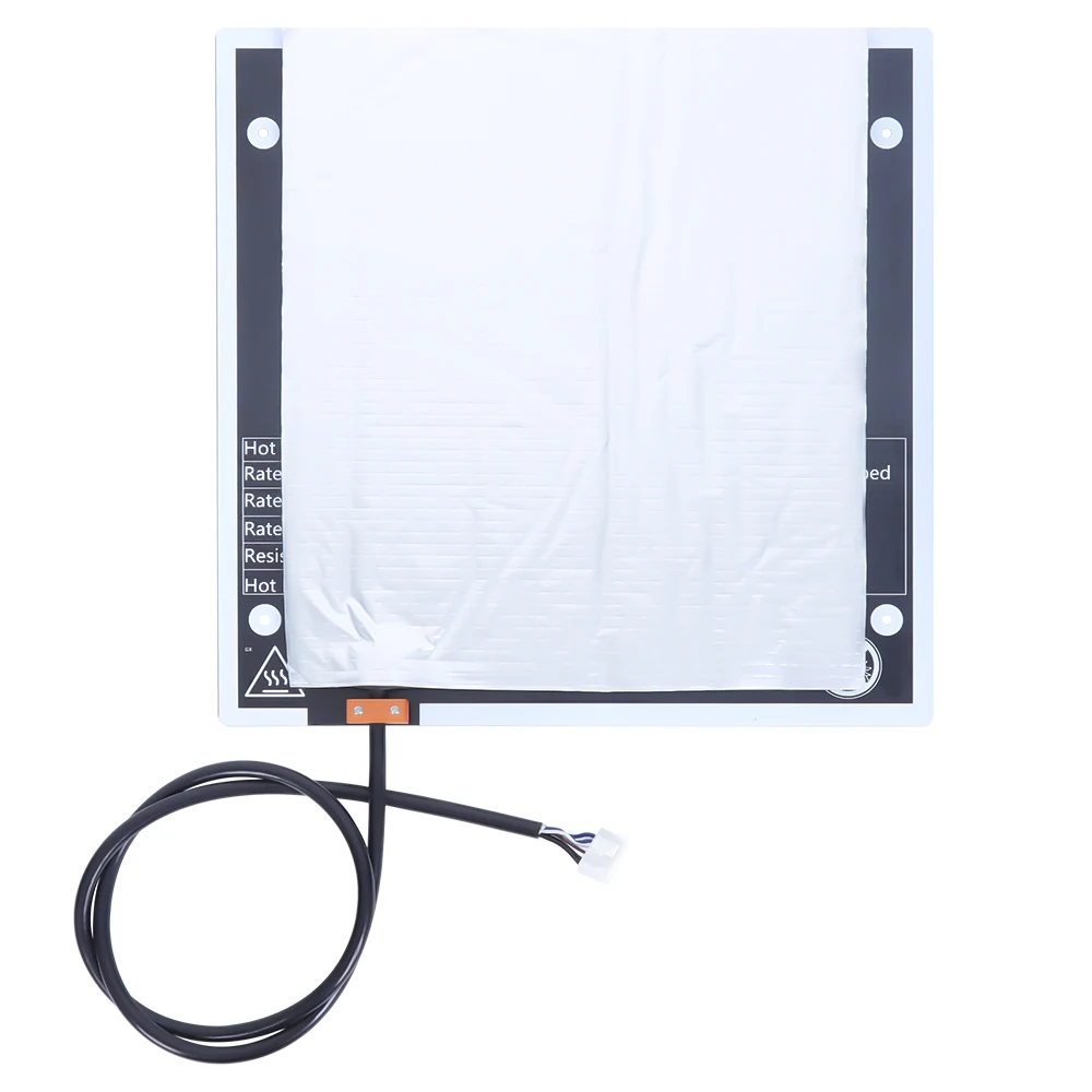 Anet Aluminum MK3 300*300*3mm 12V Hot bed Heatbed Table Printing Platform For 3D Printer ET5 wholesale support | Компьютеры и офис