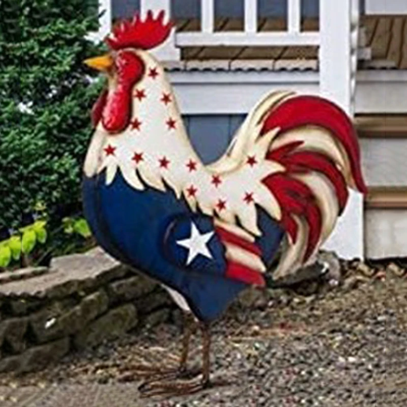 

для сада ogród Roosters Ornaments Souvenirs Resin for Living Room Bedroom Garden Decorations Jardineria Decoracion J99Store
