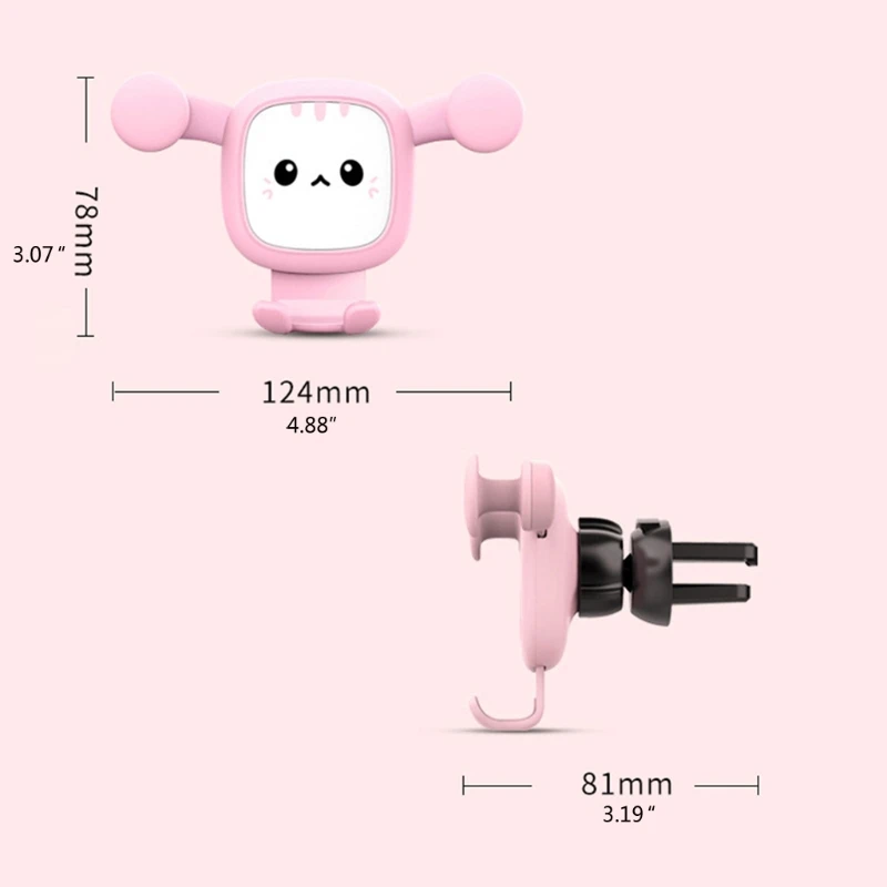 Автомобильный держатель для телефона RXJE вентиляционного отверстия безопасного