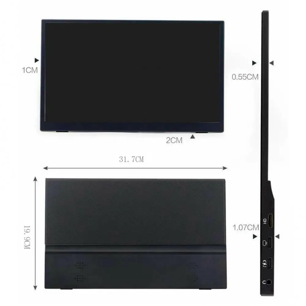 

13.3 Inch 1920x1080P Full HD Portable Gaming Monitor for PS4 Laptop PC Switch