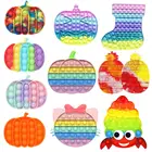 Детская игрушка-антистресс, пузырьковая игрушка с пузырьками, сенсорная игрушка для взрослых и детей, для аутизма требуются сжимаемые игрушки для снятия стресса