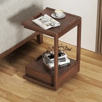 gy side table corner table coffee table bedside small size mini sofa side cabinet solid wood small table minimalistic c type