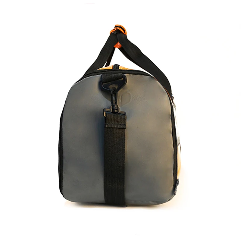 Outdoor Unisex Gym Laser Sports Fitness Handbag Yoga Waterproof Nylon Shoulder Training Dry Wet Duffel Bag with Shoe Compartment