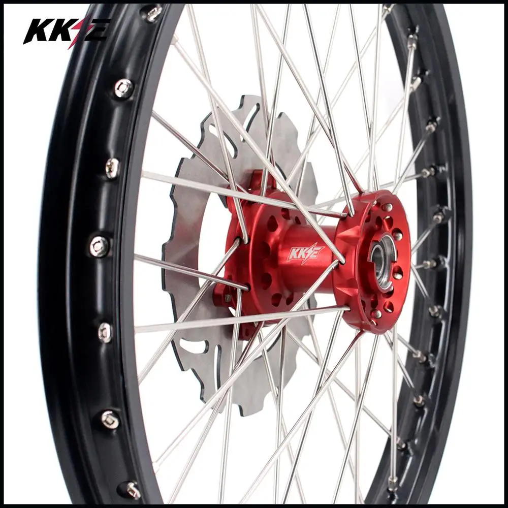 KKE 21/18 полный комплект колес для мотоцикла HONDA XR650R 2000 2008 Задний тормоз 240 мм ободки