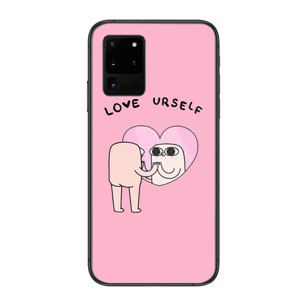 

ketnipz Cartoon Cute Phone cover hull For SamSung Galaxy S 6 7 8 9 10 20 21 Plus Edge E note 5G Lite Ultra black soft bumper