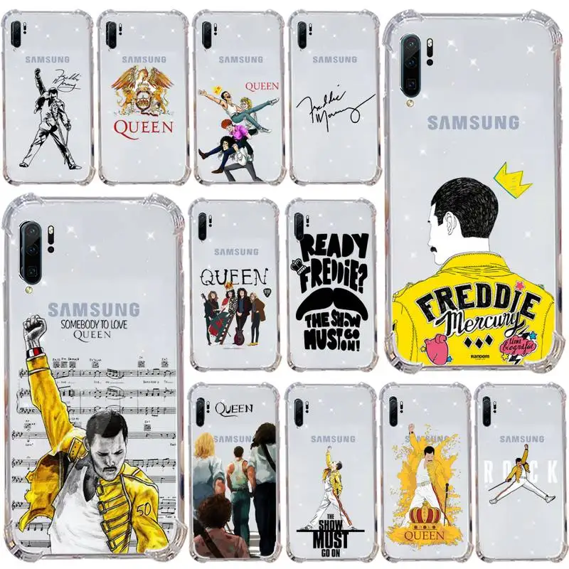 

Freddie Mercury Queen Phone Case Samsung s9 s10 s20 Huawei honor P20 P30 P40 xiaomi note mi 8 9 pro lite plus mobile bags